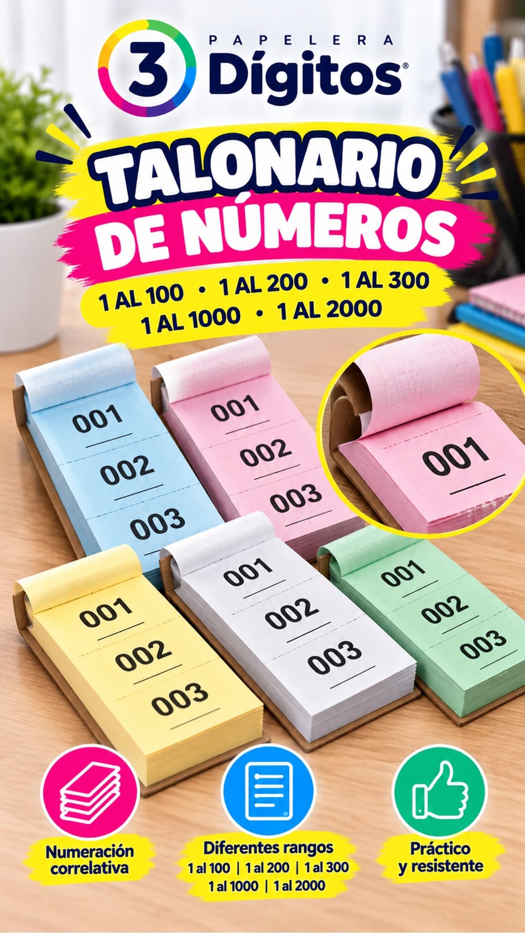 TALONARIOS DE NUMEROS