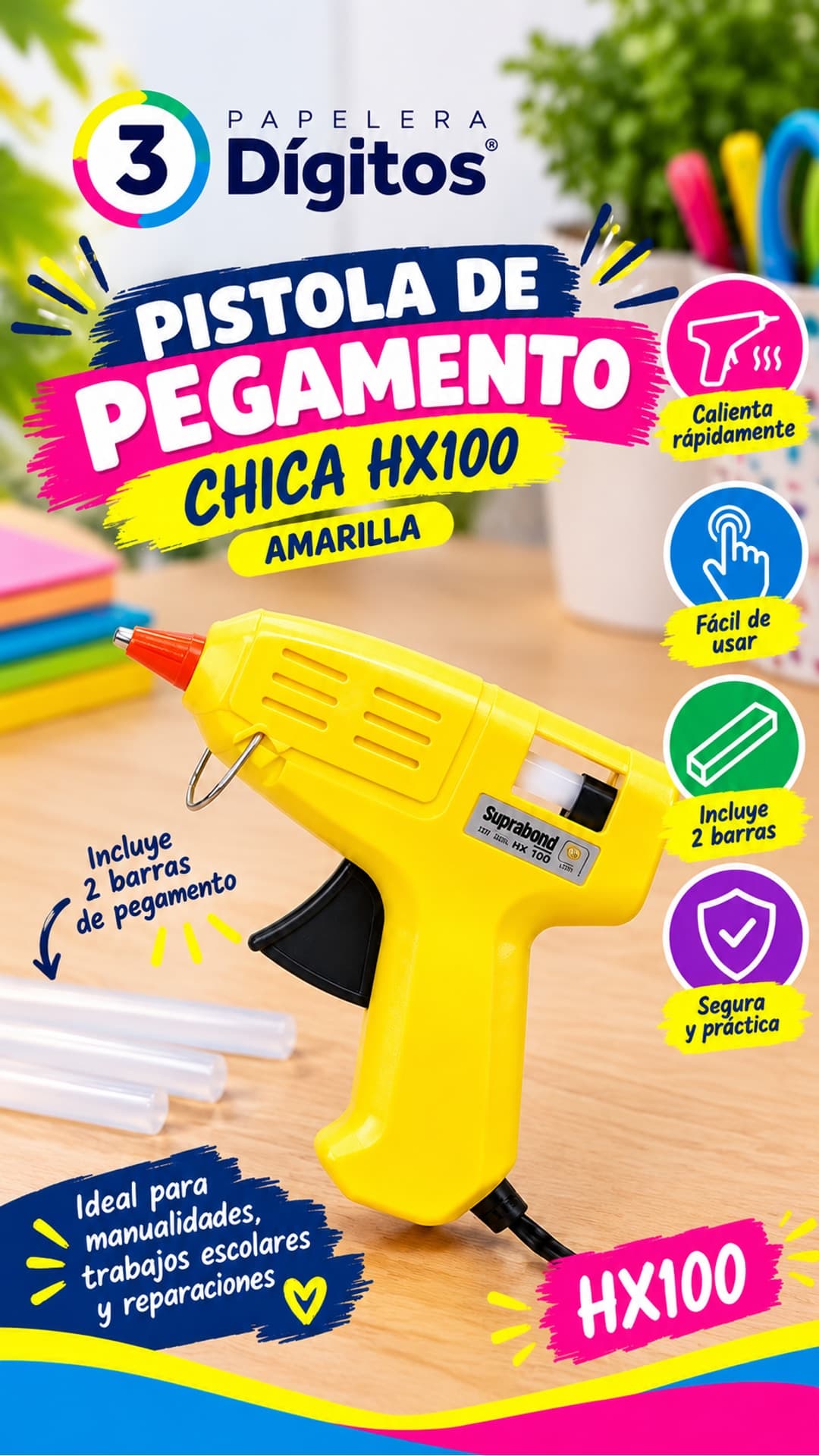PISTOLA DE PEGAMENTO CHICA- SUPRABOND