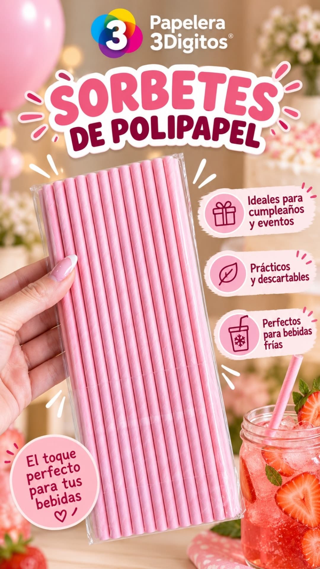 SORBETES DE POLIPAPEL