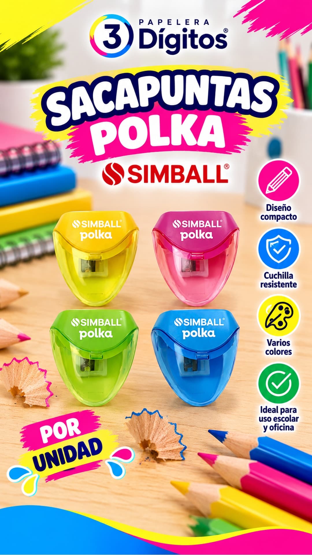 SACAPUNTAS POLKA- SIMBALL