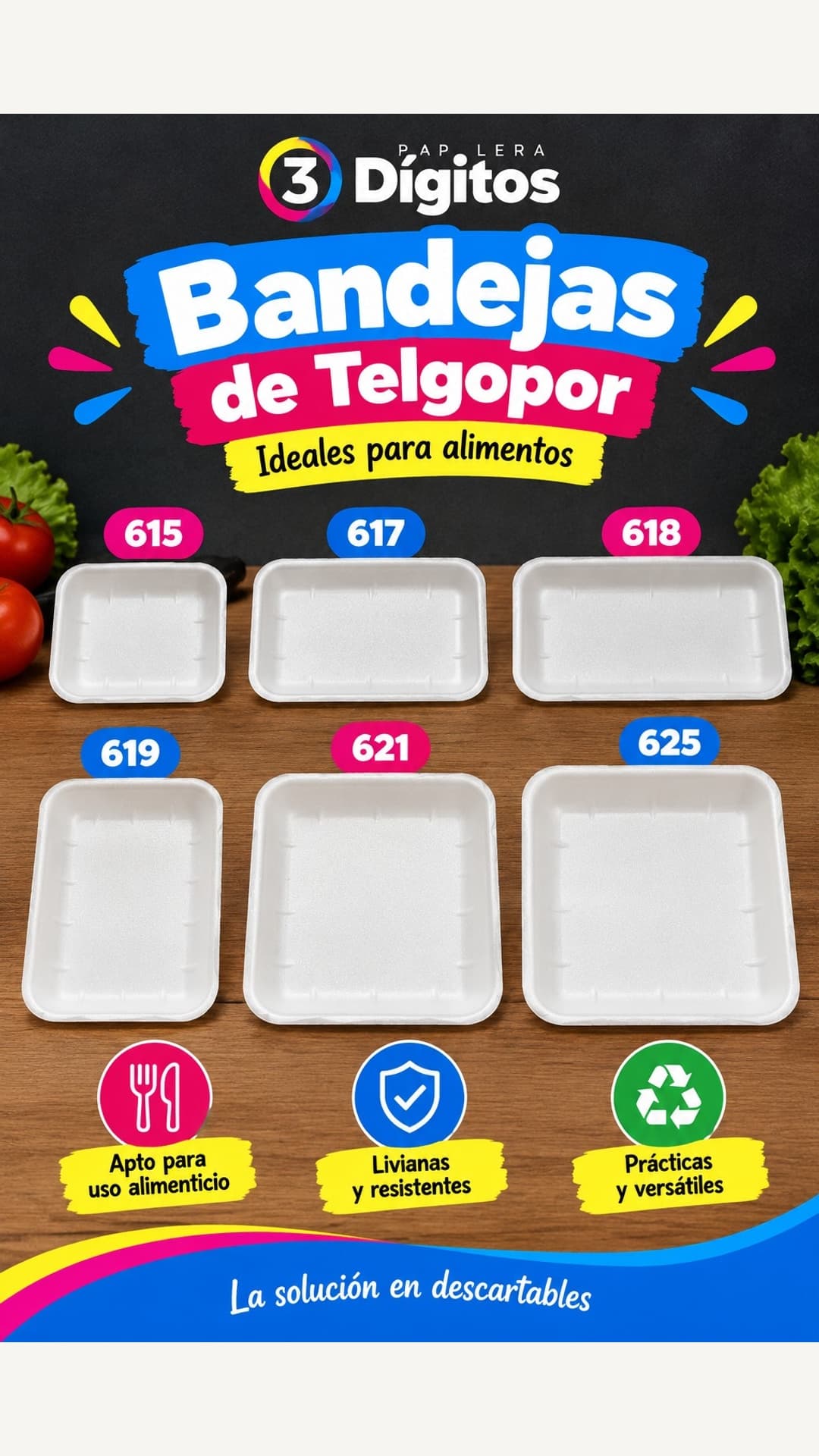 BANDEJAS DE TELGOPOR